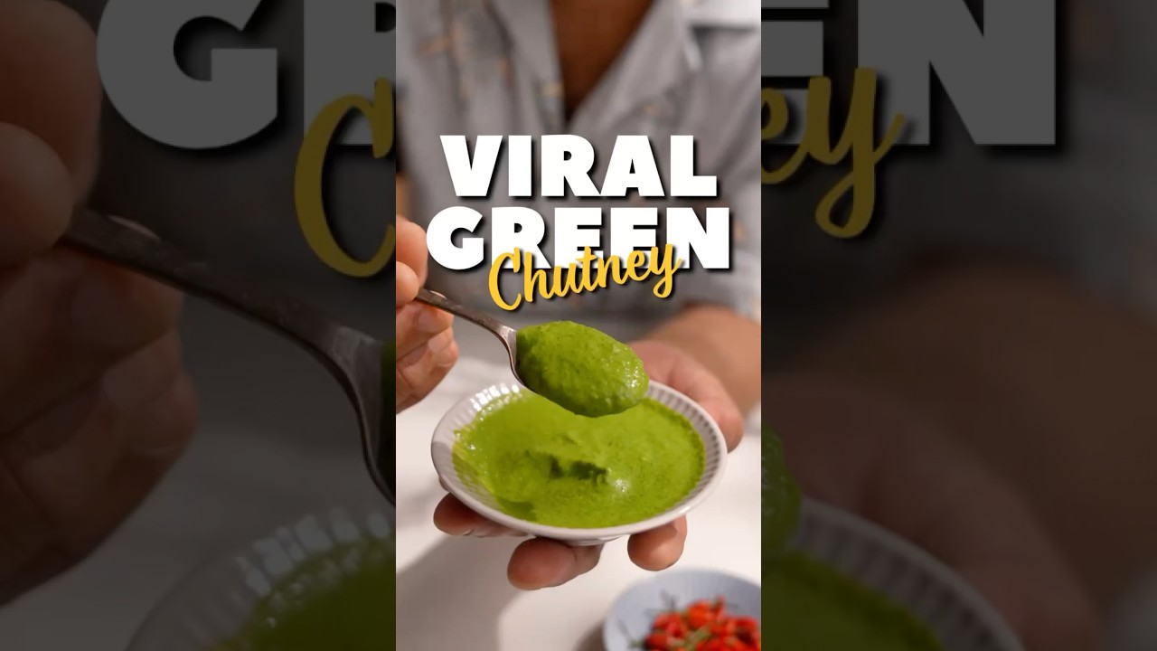 The Viral Green Chutney Recipe You’ll Have Been Asking For! #easyrecipes #shorts #chutney