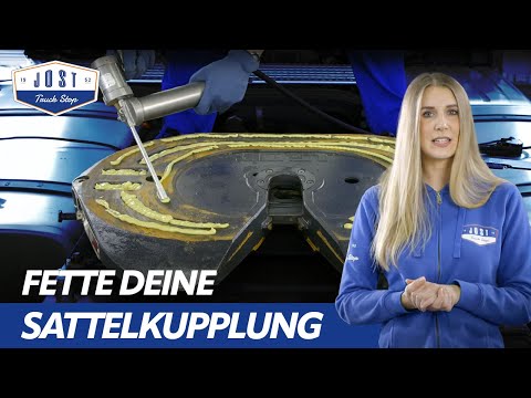Lubricate your JOST ﬁfth wheel coupling: we show you how to do it right! | JOST Truck Stop #13