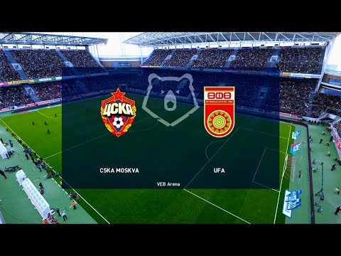 CSKA Moscow vs Ufa | 2019-20 Russian Premier Liga | PES 2020