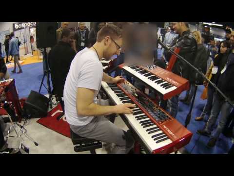 NAMM 2017 Matt Cossey Performance at Nord