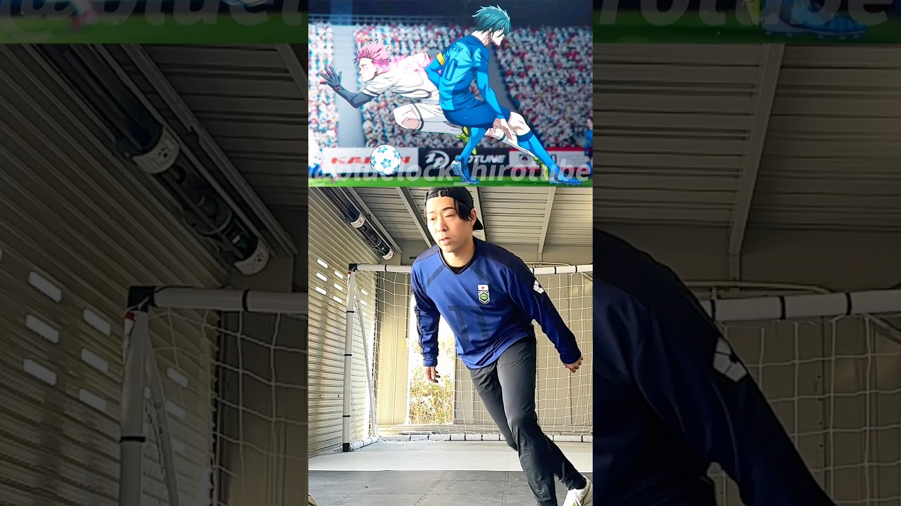 【BLUELOCK】Sae Itoshi Cross Elastico！#bluelock #footballshorts #skills
