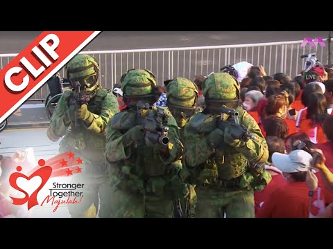 Total Defence Display - a thrilling display by the Singapore Armed Forces | National Day Parade 2022