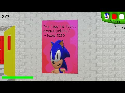 Sonic's Memehouse Improved Version 1.1 | A Baldi's Basics (OUTDATED)