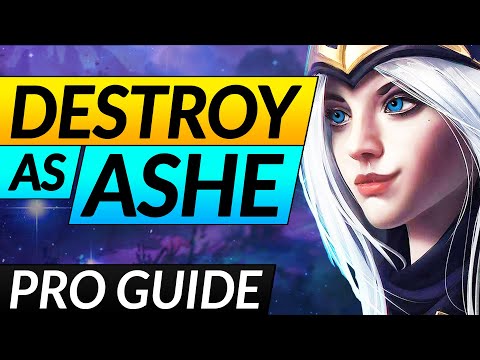 How to RANK UP FAST with ASHE - Full Guide on Builds, Matchups and Laning - LoL ADC Guide