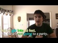 Swedish with Steve Episode 7: Not going to a party 