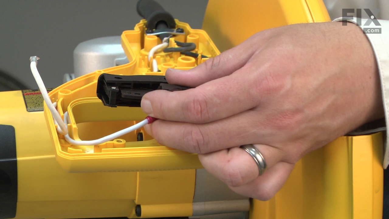 Replacing your DeWALT Chop Saw Switch