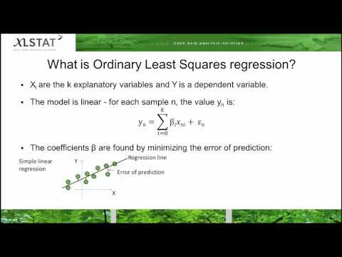 Ordinary Least Squares regression or Linear regression