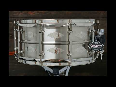 Craviotto 6.5x14" AK Masters Metal NOB Snare Drum - 17 of 50 image 10