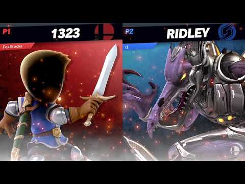 Mystic (Mii Swordfighter) vs RJ (Ridley / Inkling) - Local of Lafayette #31 (Loser's Quarters)