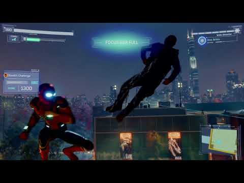 Spider-Man (PS4) Taskmaster Stealth Challenge - Upper West Side - Gold Ultimate Completion