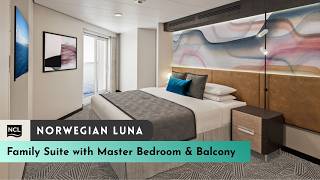 Norwegian Luna | Family Suite with Balcony Tour & Review | 4K | 2026