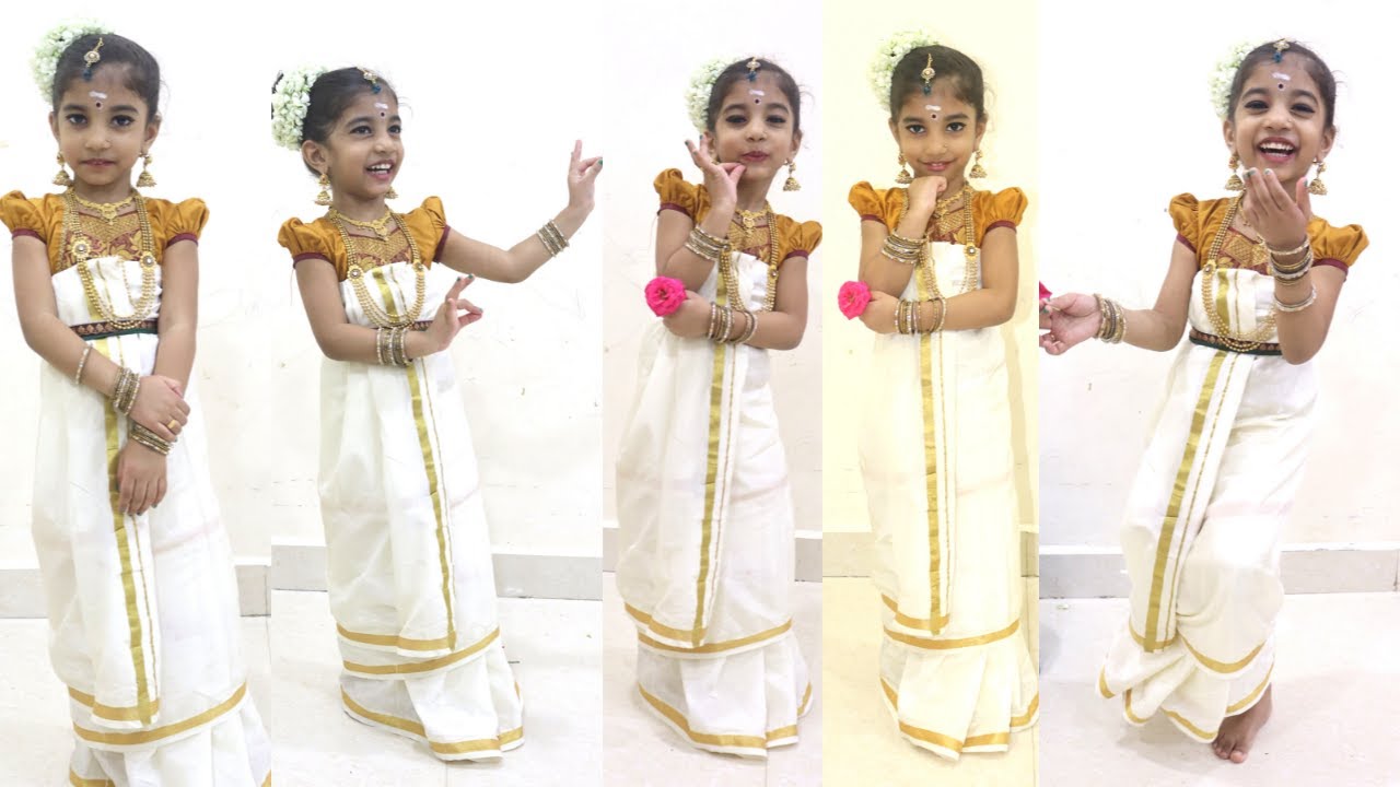 Watch video Kerala style dress /kids Onam dress /kids fancy dress/ Now Kerala style dress /kids Onam dress /kids fancy dress/