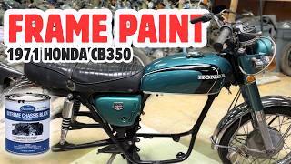 I Painted a Motorcycle Frame with a FOAM BRUSH… and it worked?!