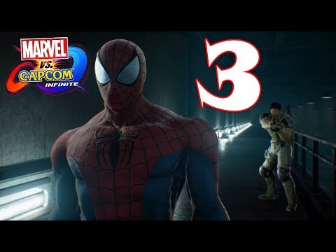 Marvel Vs. Capcom: Infinite Story Part 3 Spider-Man Infiltrates A.I.M Brella Base