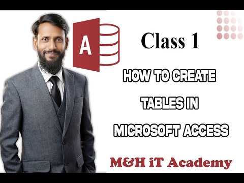 MS Access Tutorial for Beginners Class 17 How to Import Excel File into Access