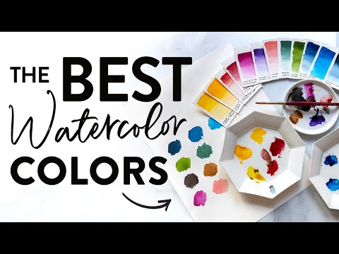 My Favorite Watercolor Colors (recommendations from a professional artist)