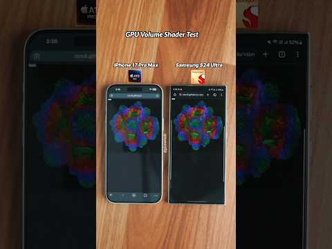 iPhone 17 Pro Max Vs Samsung Galaxy S24 Ultra Volume Shader BM Test