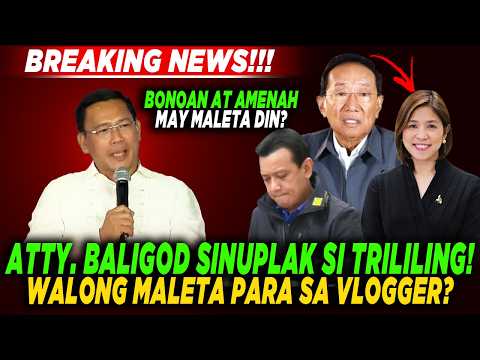 SOTTO AT DE LIMA NABIGYAN DIN NG MALETA? PASABOG NI ATTY BOTOYAN AMENA AT BOAN NABIGYAN DIN?