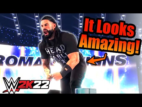 WWE 2K22 LOOKS GREAT So Far... | WWE 2K22 Full Match Gameplay Reaction.