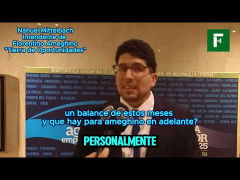 Nahuel Mittelbach Intendente de Florentino Ameghino Pcia Bs As