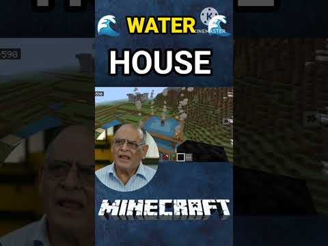 EPIC Water House Build in Minecraft! 🌊🔥 #viral