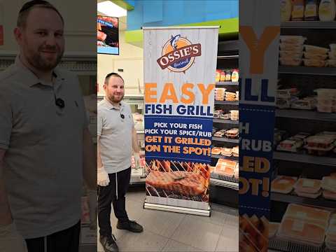 New at Ossie's Fish in Gourmet Glatt: we grill your fish while you shop. Free grilling on Wednesdays
