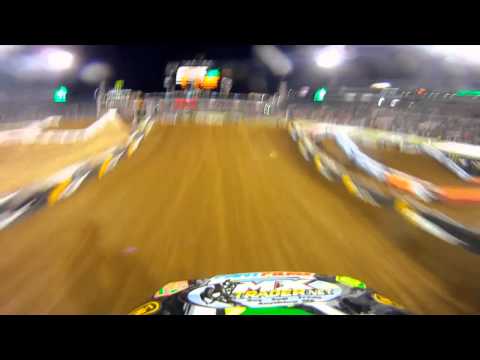 GoPro HD:  AJ Catanzaro Race - Jacksonville Monster Energy Supercross 2011