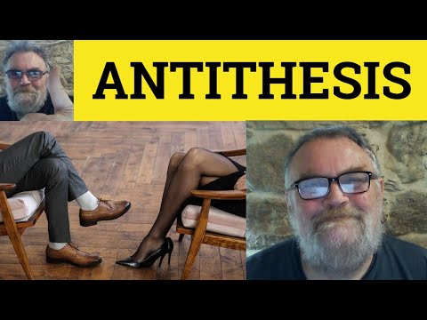 🔵 Antithesis Meaning - Antithesis Examples - Antithesis Definition - Rhetoric Logic - Antithesis