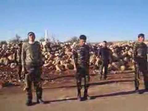 تدريب صباحي لمقاتلي لواء درع الرحمن لاختبار الجاهزية القاتلية لهم