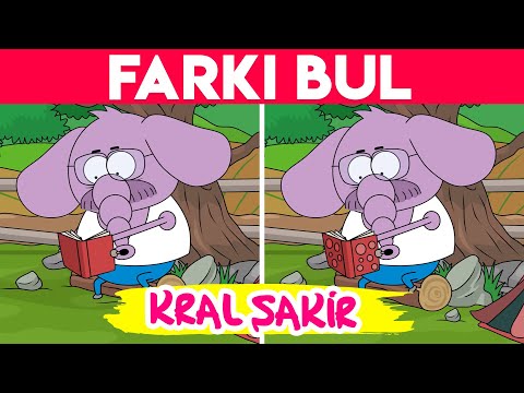 FOTOĞRAF BULMACALARI #10 : Kral Şakir 🦁 ile Farklı Olanı Bul | Dikkat Testi | Bul Bakalım