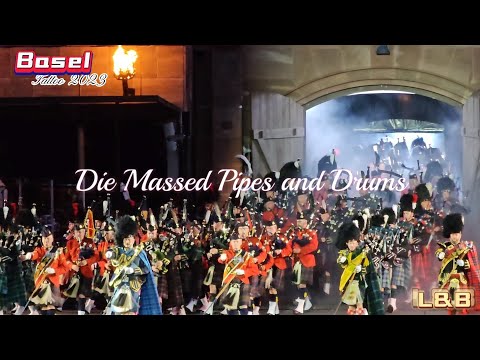 Basel Tattoo 2023 -Massed Pipes and Drums