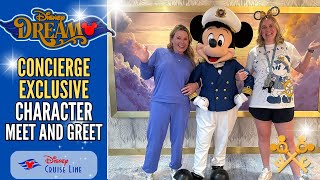 Private Meet and Greet with MICKEY on the Disney Dream | Disney Cruise Line | Concierge
