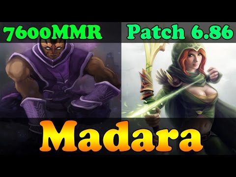 Dota 2 - Patch 6.86 : Madara 7600MMR Plays Anti-Mage and WindRanger - Ranked Match Gameplay