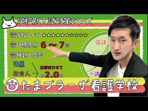 看護学科 【再アップ】たまプラーザ看護学校の傾向と対策【看護受験チャンネル】
