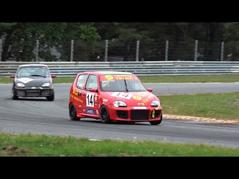 Mateusz Ciesiółka, Fiat Seicento Abarth - nr 14 - 9 runda WSMP - Tor Poznań 01.10.2022