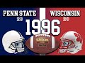 Penn State At Wisconsin 1996 FULL GAME