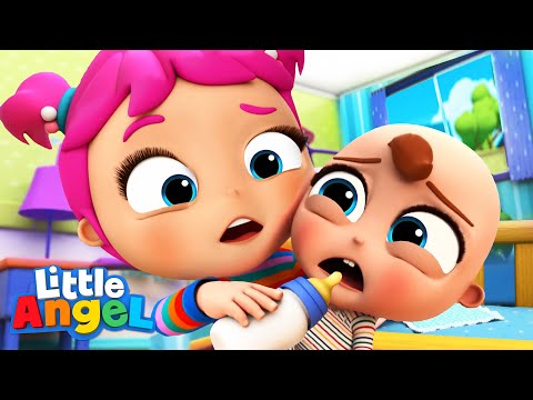 Taking Care Of Baby Brother | Educational Kids Songs & Nursery Rhymes By Little Angel