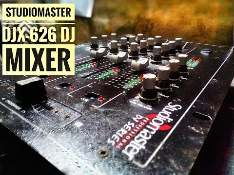 Studio master DJ series djx626 mixer detail/hindi