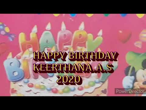 Keerthana Happy Birthday _2020