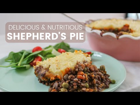 3 LAYER LENTIL SHEPHERD’S PIE RECIPE // gluten free, dairy free + vegan