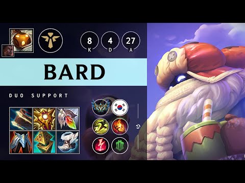 Bard Support vs Pantheon - KR Challenger Patch 25.04