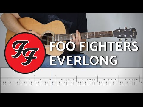 FOO FIGHTERS - EVERLONG (Acoustic) | Guitar Cover Tutorial (FREE TAB)