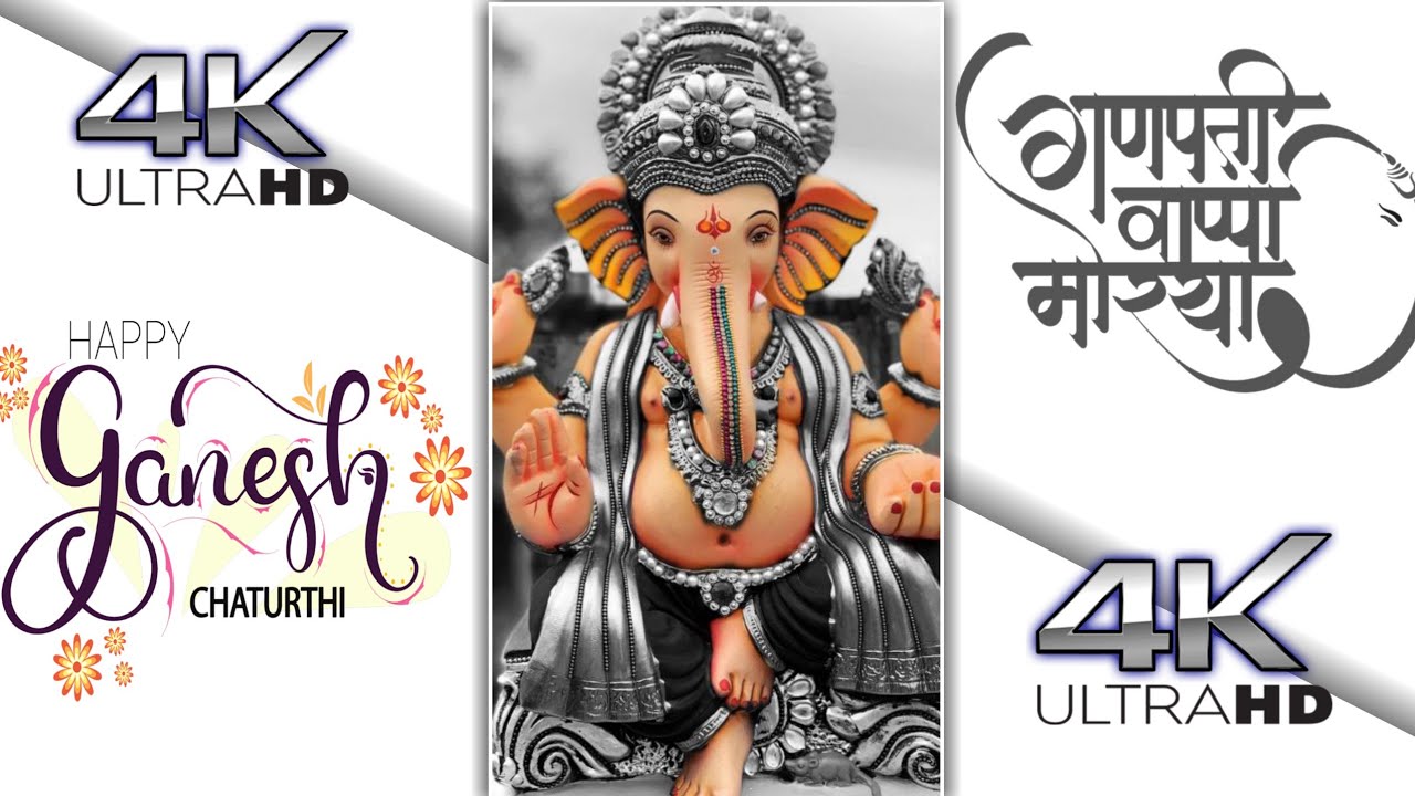 Ganesh chaturati status🍀|ganpati status🌻|ganpati bappa status🙏| 4k full screen status💕|#Shorts