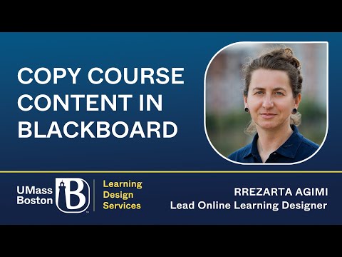 Part of a video titled Copy Course Content in Blackboard - YouTube