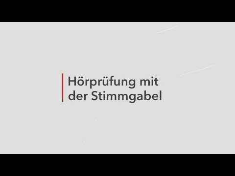 Hörprüfung mit der Stimmgabel