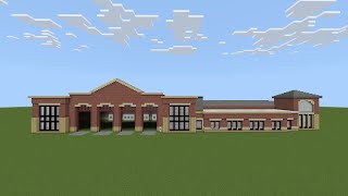 How To Build A Fire Station In Minecraft Tutorial 848