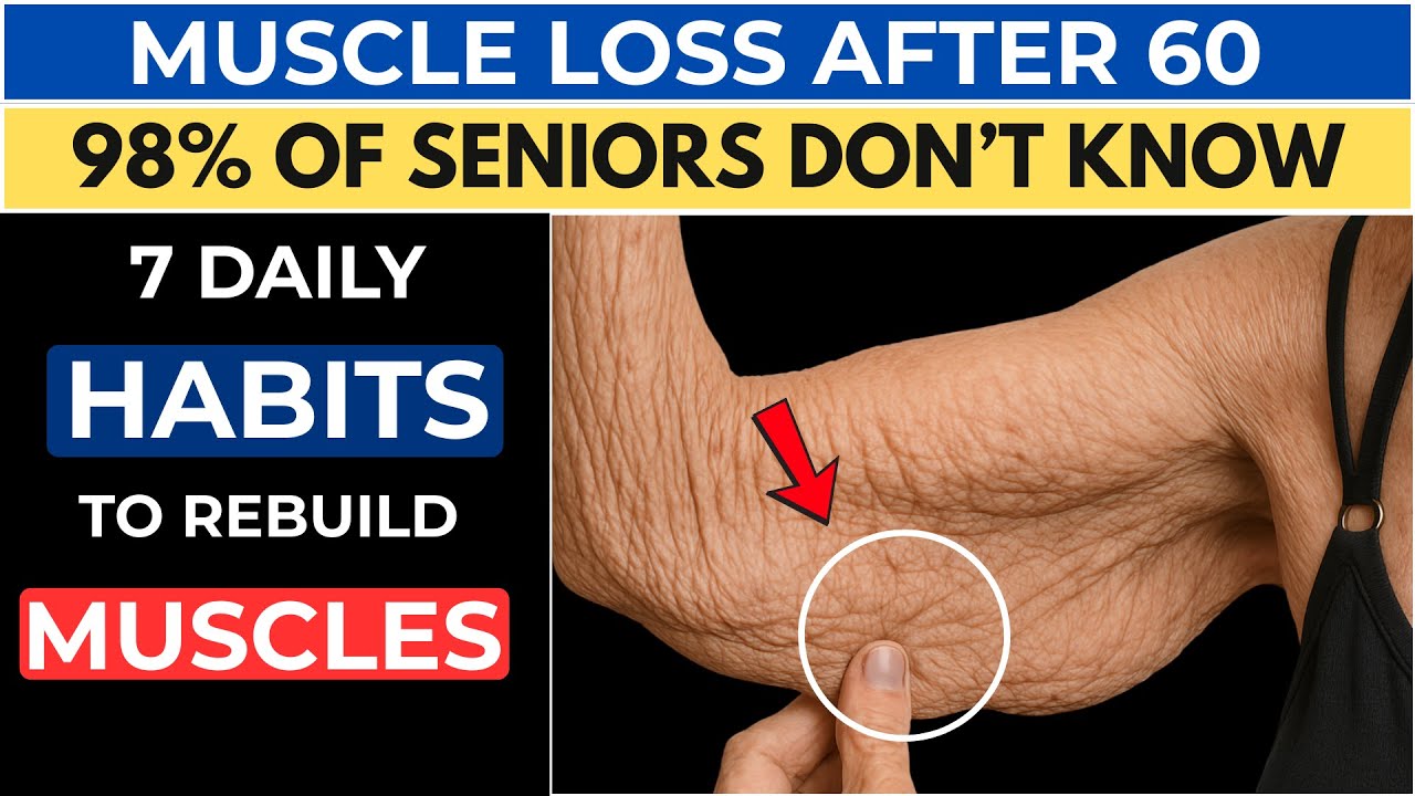 SENIORS, Daily Habit To Restore MUSCLE Strength Like You're 40!