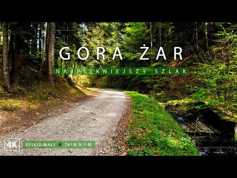 Góra Żar - Międzybrodzie Żywieckie, przełęcz Isepnicka, najładniejszy zielony szlak, Beskid Mały