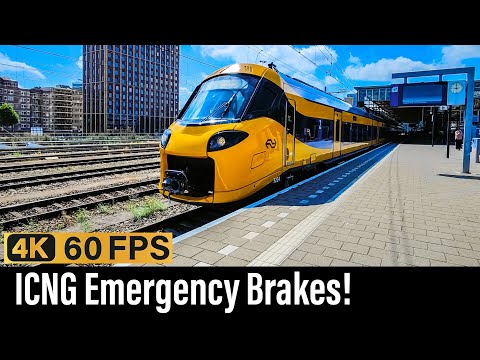 Trein Cabinerit / ICNG Noodremming / Rotterdam - Breda - Eindhoven / ICNG / Augustus 2023
