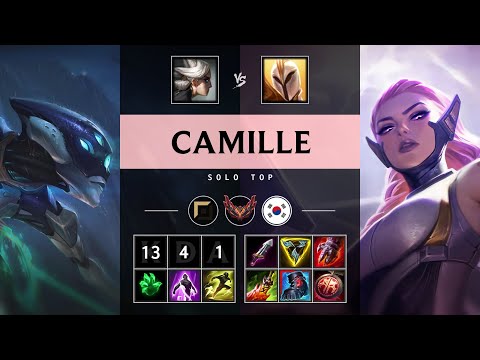 Camille Top vs Kayle - KR Grandmaster Patch 25.21